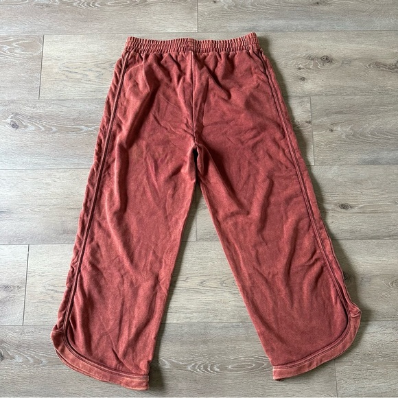 New Noflik Sweatpants Rust Orange Sz M - Picture 6 of 11